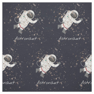 Kids Astronaut Astronomy Cosmos Space Star Dust Fabric
