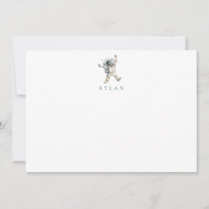 Kid's Astronaut Personalized Card