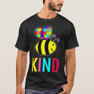 Kids Autism Awareness Bee Kind T-Shirt
