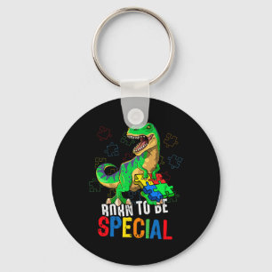 Kids Autism Awareness Dino Autism Toddler Boys Din Keychain