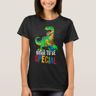 Kids Autism Awareness Dino Autism Toddler Boys Din T-Shirt