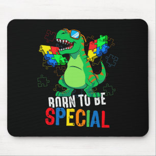 Kids Autism Awareness Dino Toddler Boys Dinosaur A Mouse Pad