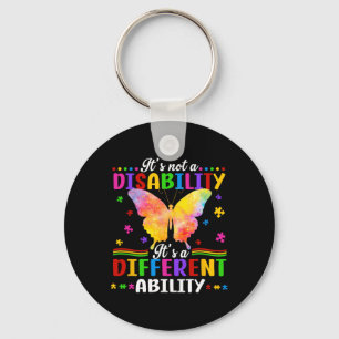 Kids Autism Awareness It’s A Different Ability Inc Keychain
