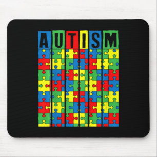 Kids Autism Awareness Puzzle Piece Autistic Boys G Mouse Pad