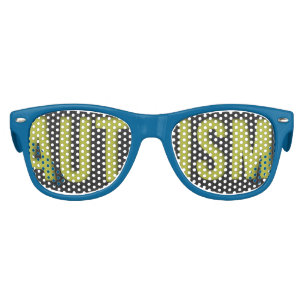 KIDS Autism Awareness WAYFARER shades Blue