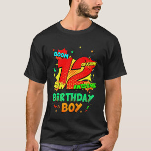 Kids Awesome Since 2010 Comic Style 12 Years Old 1 T-Shirt