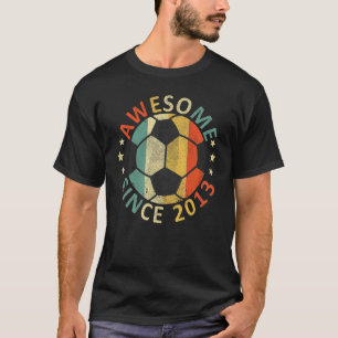 Kids Awesome Since 2013 9th Birthday Soccer Player T-Shirt