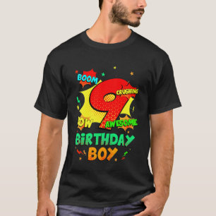Kids Awesome Since 2013 Comic Style 9 Years Old 9t T-Shirt