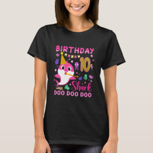 Kids Baby Cute Shark 1st Birthday Boy Girl 1 Year  T-Shirt