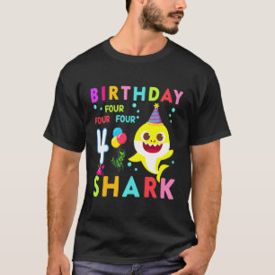 Kids Baby Cute Shark 3rd Birthday Boy Girl 3 Year T-Shirt
