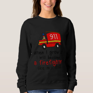 Kids Baby Firefighter Costume For A Child Of Fire Sweatshirt