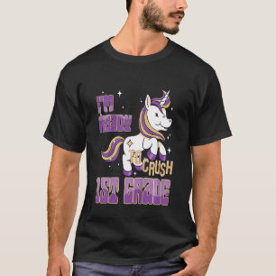 Kids Back to School Girl Cute First Day 1st Grad T-Shirt
