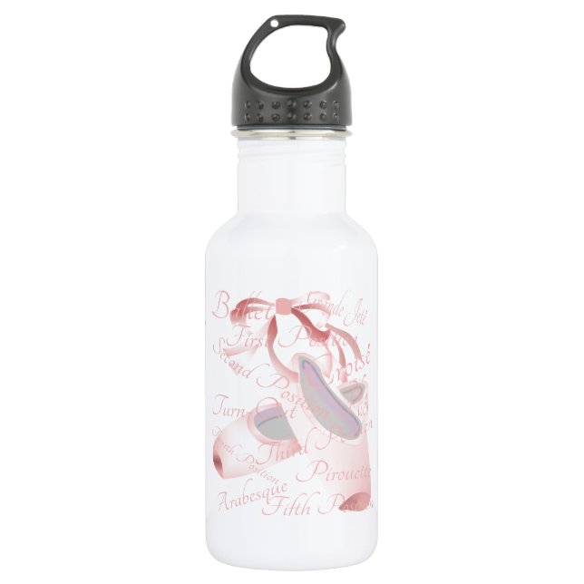 Kids Ballet Dance Personalized 532 Ml Water Bottle (Front)