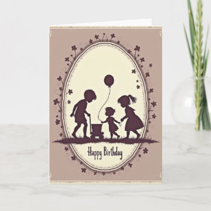 Kids Balloon Birthday Card