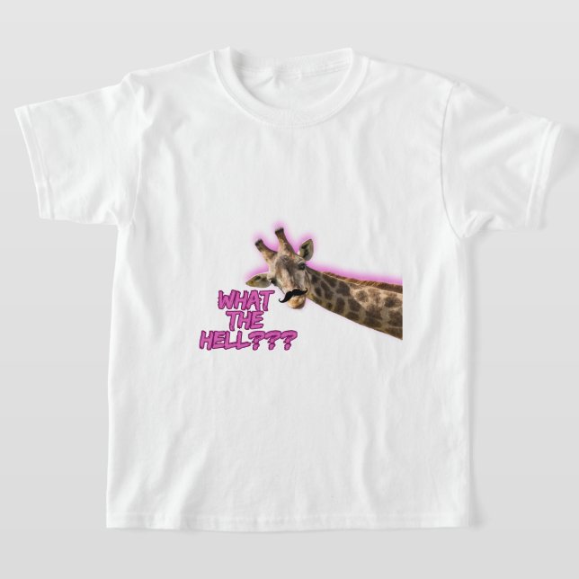 Kids Basic Giraffe T-Shirt (Laydown)