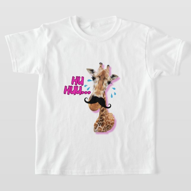 Kids Basic Giraffe T-Shirt (Laydown)