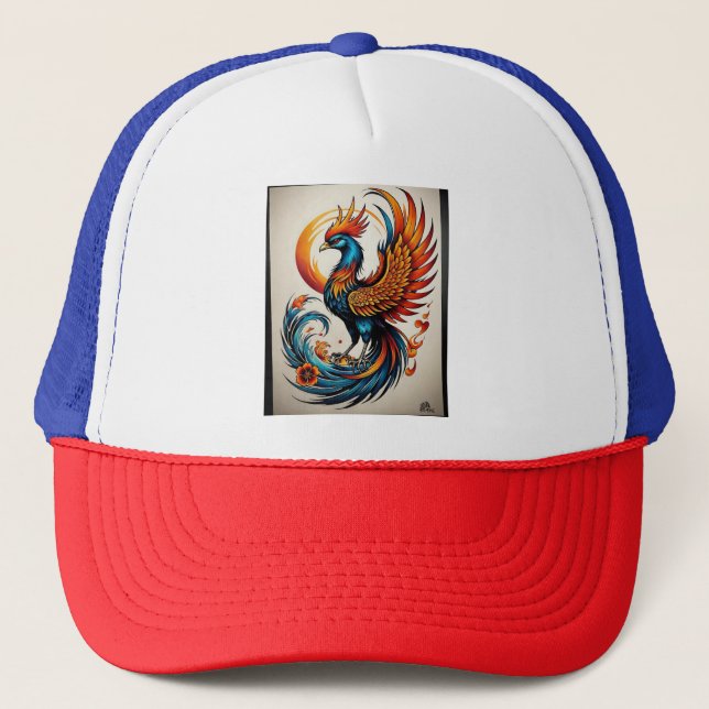 Kids Basic T-Shirt Trucker Hat (Front)