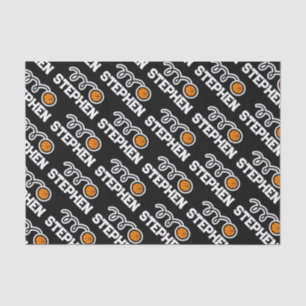 Kids' basketball athletic Birthday theme custom Tissue Paper