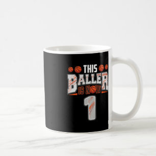 Kids Basketball player 1 Years Old Boy Basketball Coffee Mug