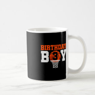 Kids Basketball player 3 Years Old Boy Basketball Coffee Mug