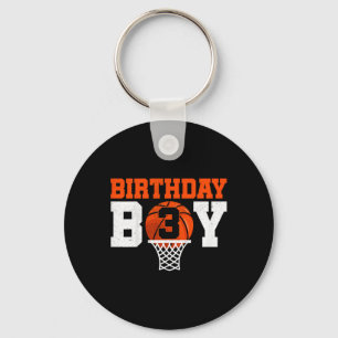 Kids Basketball player 3 Years Old Boy Basketball Keychain