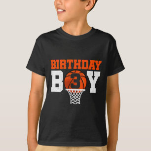 Kids Basketball player 3 Years Old Boy Basketball T-Shirt