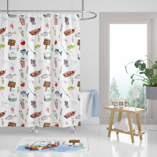 Kids bathroom decor, Fishing