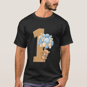 Kids Beary First Birthday Teddy Bear 1st Birthday  T-Shirt
