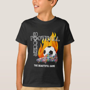 Kids Beautiful Game World FOOTBALL SOCCER T-Shirt
