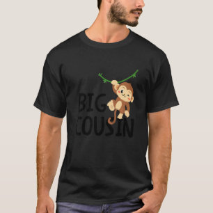 Kids Big Best Cousin Ever Monkey Animal World's Gr T-Shirt