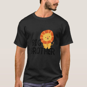 Kids Big Brother Cute Lion Animal Best Bro Ever Wo T-Shirt