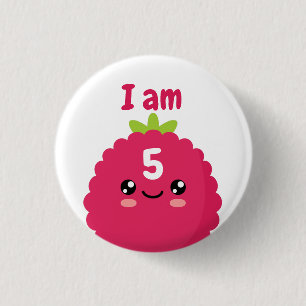 Kids Birthday 1 Inch Round Button