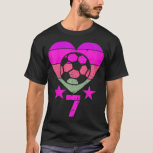 Kids Birthday 7 Year Old Boy Girl Seventh 7th Birt T-Shirt