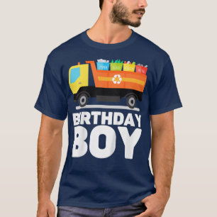 Kids Birthday Boy Garbage Day Shirt Toddler Garbag
