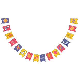 Kids Birthday Bunting Flags