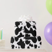 Kids Birthday Cow Hide Print