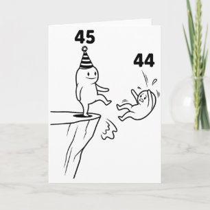 Kids Birthday Humor 45 Year Old 45th Party Born 19 Card