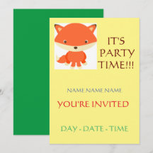 kids birthday invitations ensemble