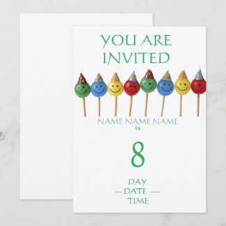 kids birthday invitations ensemble