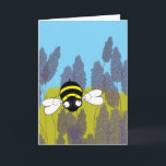 Kids’ Birthday Lavender Bee Card<br><div class="desc">Make a child’s special day extra sweet with our Kids’ Birthday Lavender Bee Card! Featuring the Busy Busy Bee buzzing among lavender blooms and the playful message inside: “Buzz, buzz, hooray! It’s your special day!” 🐝🎈 Perfect for little ones who love cheerful, colourful designs, this card is part of the...</div>