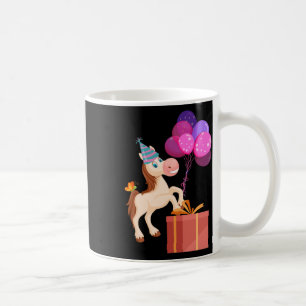 Kids Birthday Party Cute Animal Horse Lover Equest Coffee Mug
