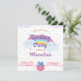kids birthday party invitation