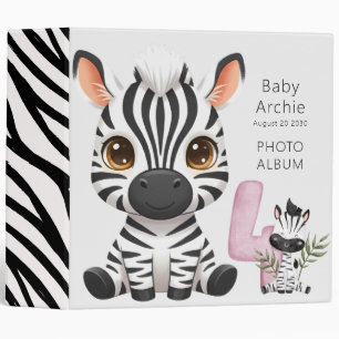 Kids Birthday Party Jungle Safari Animals for Boy Binder
