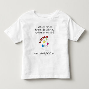 Kids Birthday shirt, my own cake Toddler T-shirt