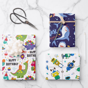 Kids Birthday  Wrapping Paper Sheet