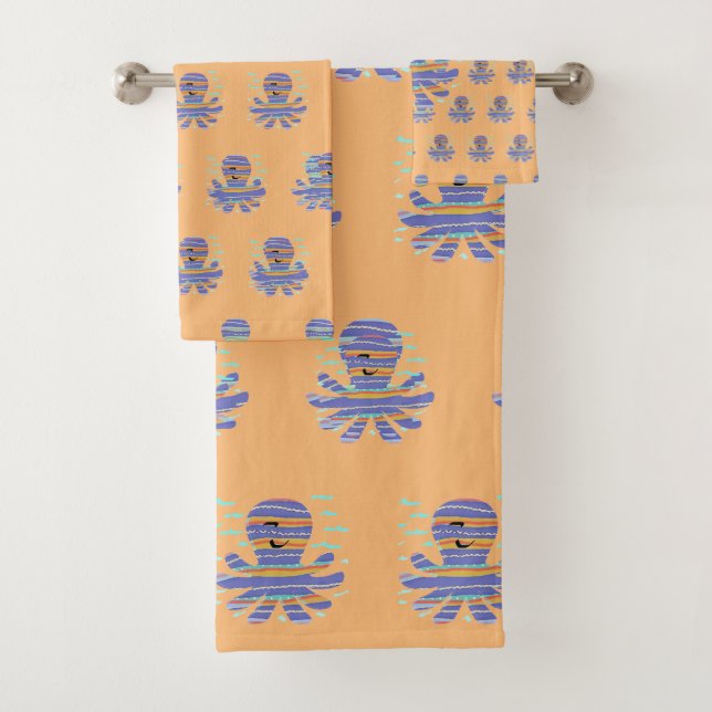 Kids Blue Octopus Corail (En situation)