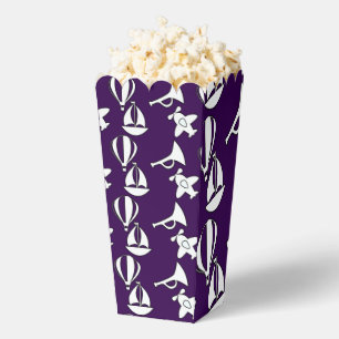 Kids Boat Plane Popcorn Favor Box
