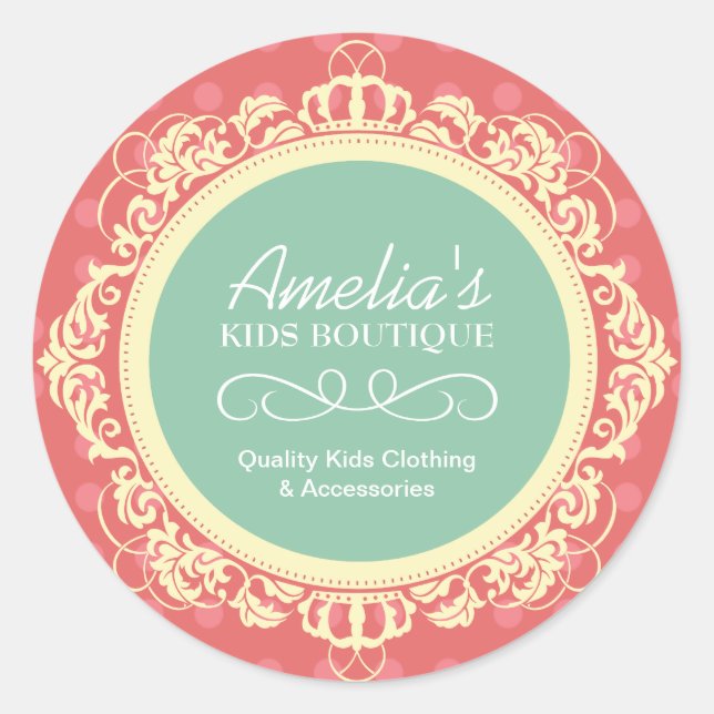 Kids Boutique Stickers (Front)