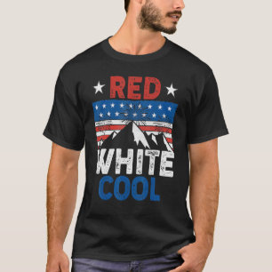 Kids Boys 4th Of July Red White And Cool American T-Shirt
