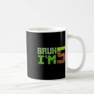 Kids Boys 5th Birthday I'm 5 Year Old Pixel Birthd Coffee Mug